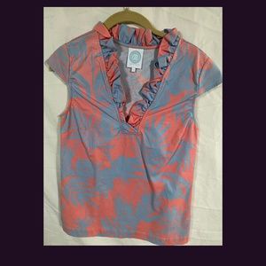 Devon Bauer Capped Sleeve Summer Top